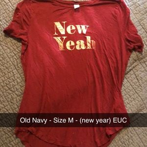 Old navy new year shirt